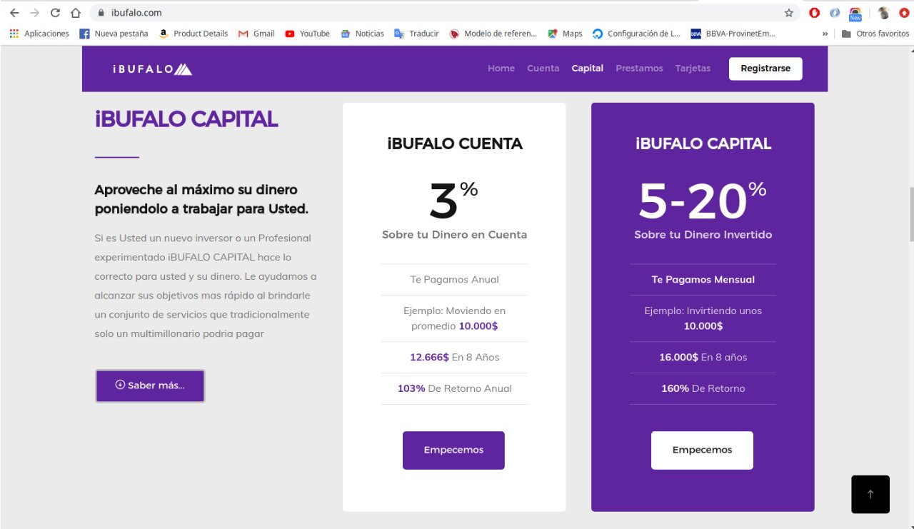 Servicio de Capital iBufalo