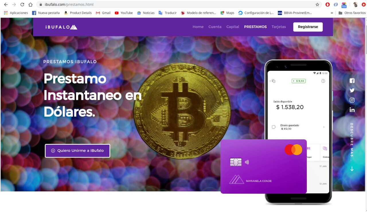 Servicio de Prestamos iBufalo